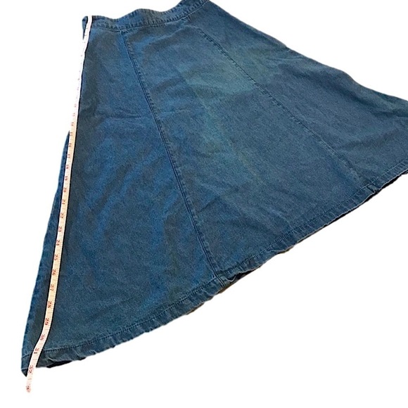 Mango Asymmetrical Jean Skirt Women’s size Small - Picture 9 of 11